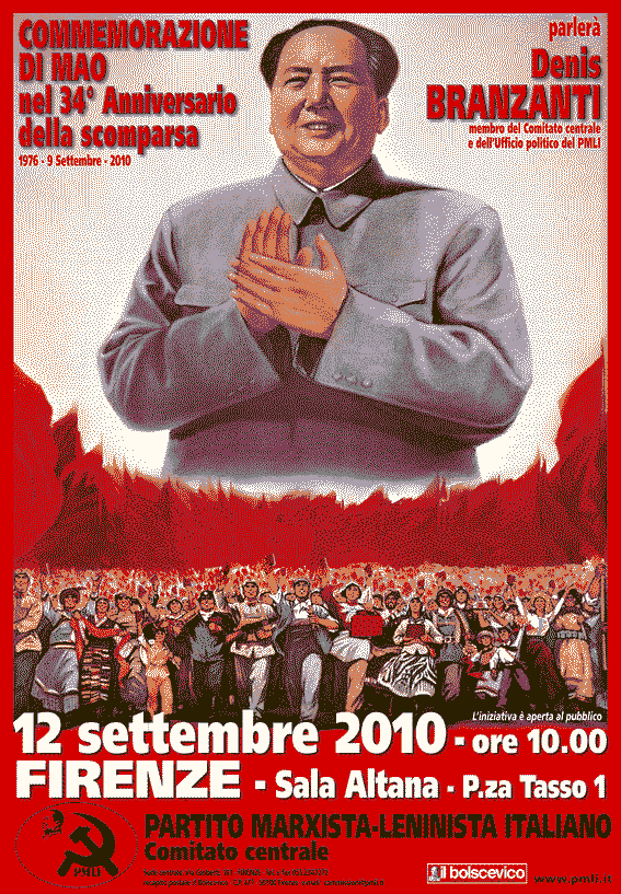 Commemorazione di Mao nel 34° Anniversario della scomparsa