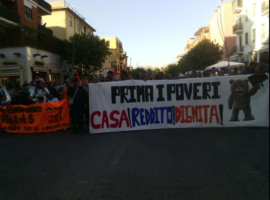 GUIBILEO : No alla guerra dei poveri – Manifestazione a Roma