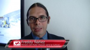 Freddy Nanez Ministro Cultura Venezuela