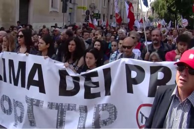 Manifestazione a Roma NO TTIP