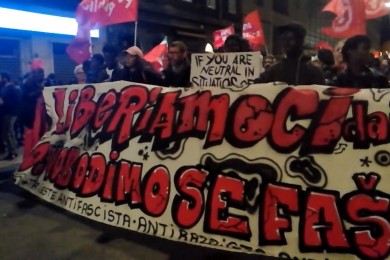 Striscione Antifascista Trieste