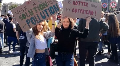 Climate Strike Roma ragazze