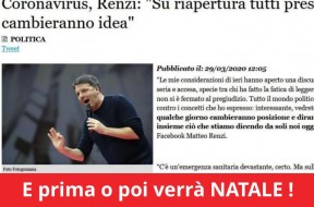 Renzi ridicolo