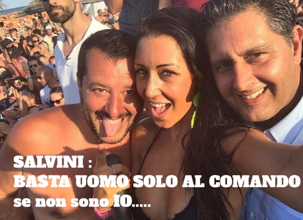 SALVINI ATTACCA CONTE : No all’uomo solo al comando. Se non sono io….